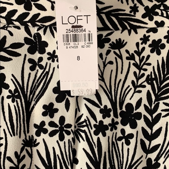 Floral print palazzo cropped pants - Picture 2 of 3